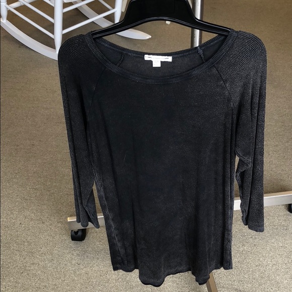 American Eagle Outfitters Tops - American Eagle Black faded/distressed top American Eagle Outfitters Tops - American Eagle Black faded/distressed top